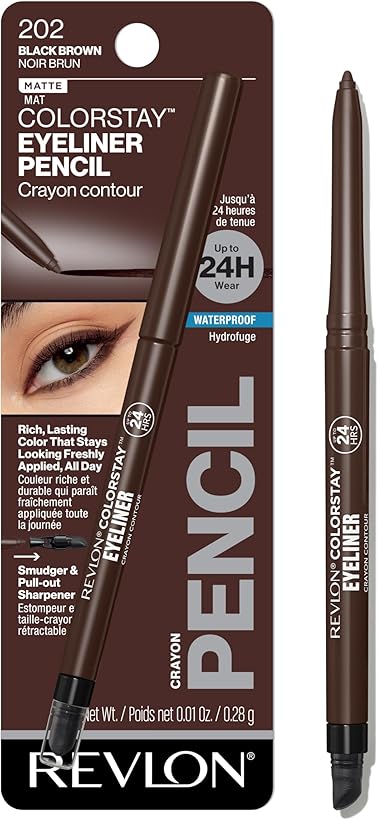 ColorStay Waterproof Smudgeproof Longwearing Ultra Fine 202 Black Brown